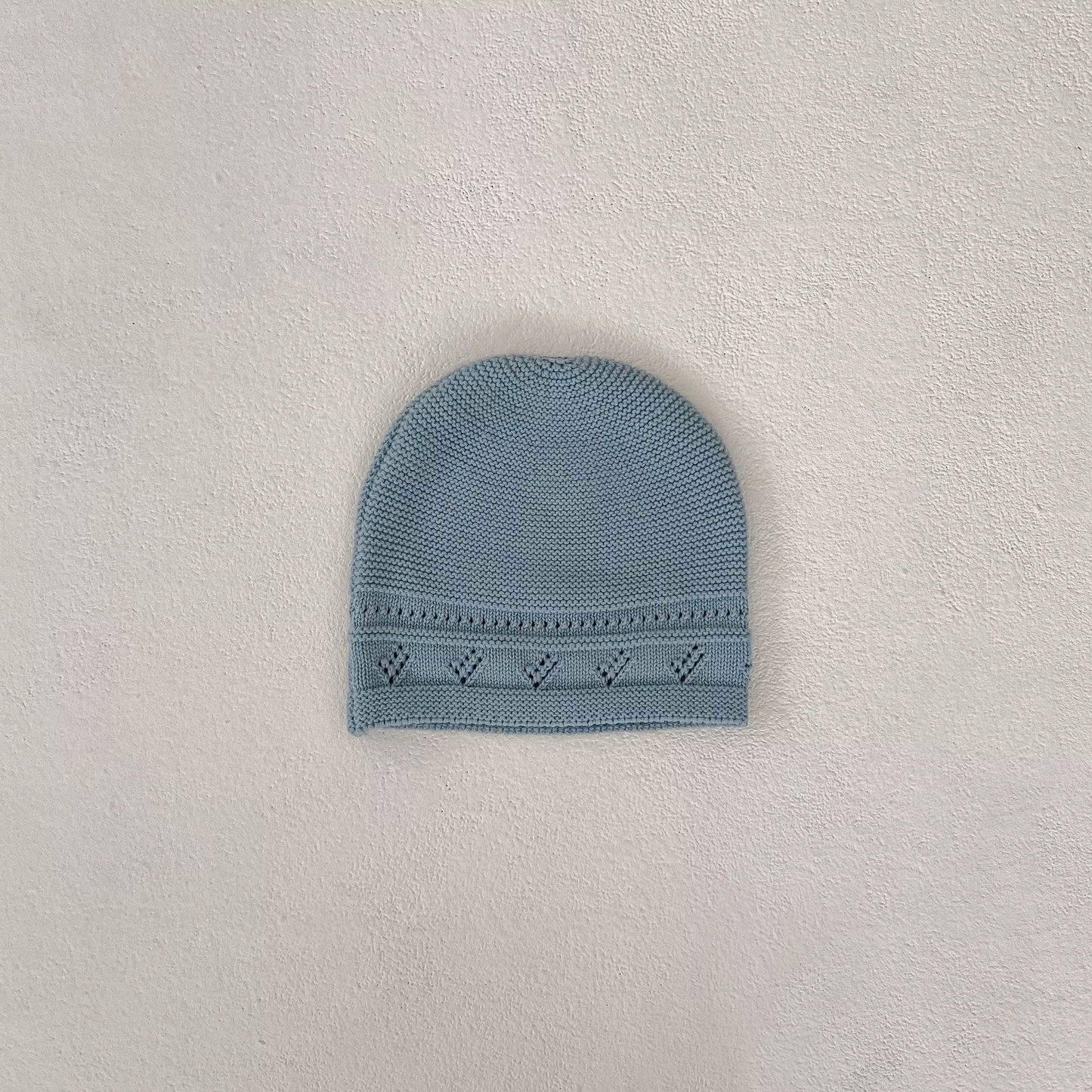 Set cardigan kimono e beanie in maglia di cotone