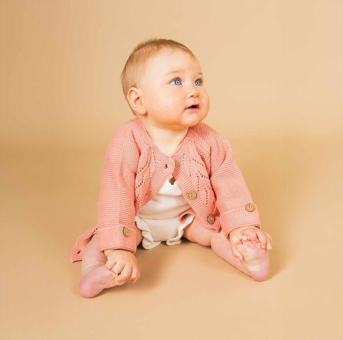 Set Pagliaccetto e Cardigan in Cotone