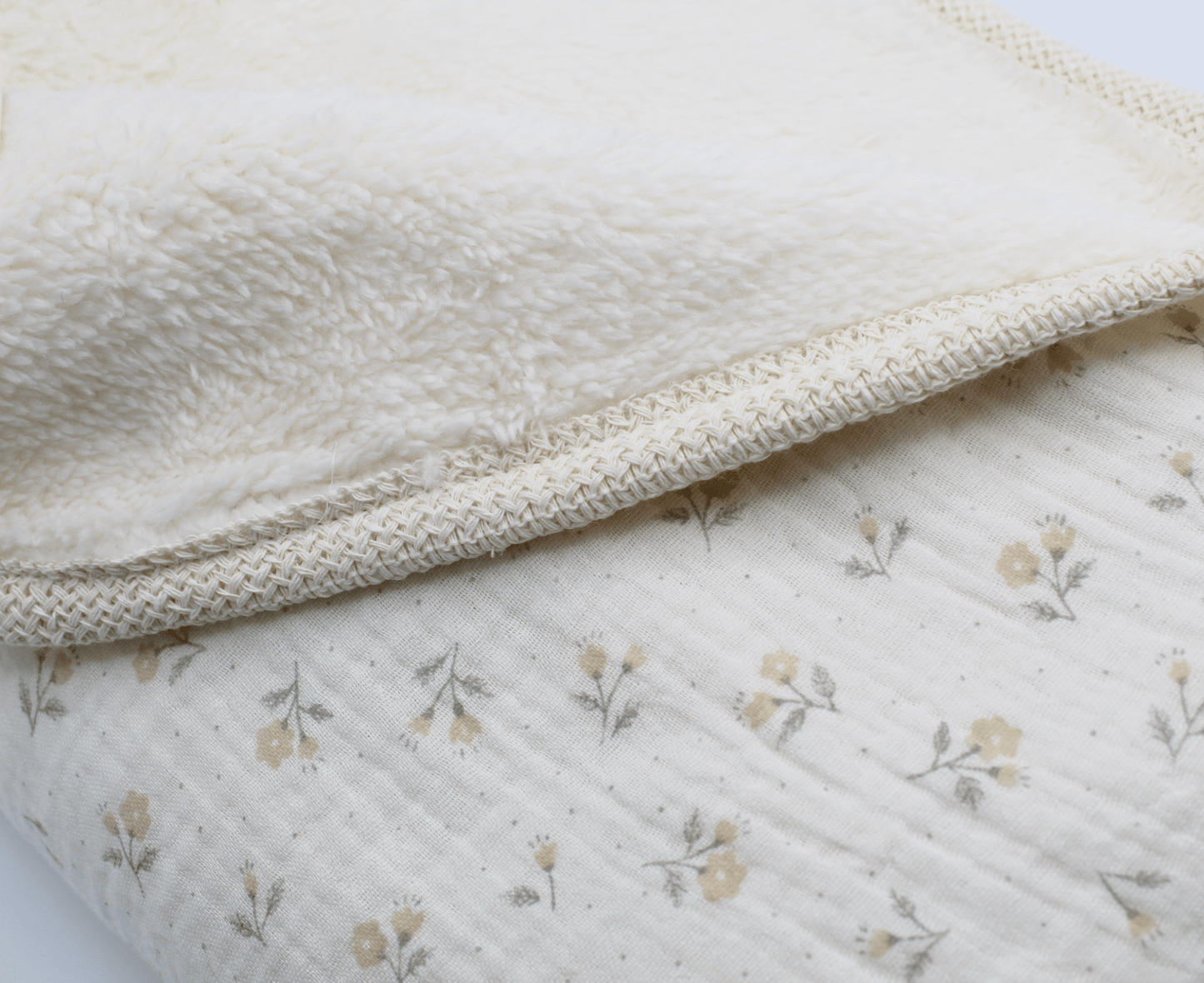 Coperta double face in cotone e pile - Pipicot