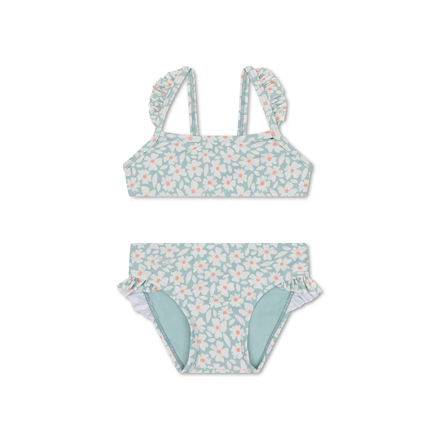 Bikini con protezione UV per bambine | Floreale