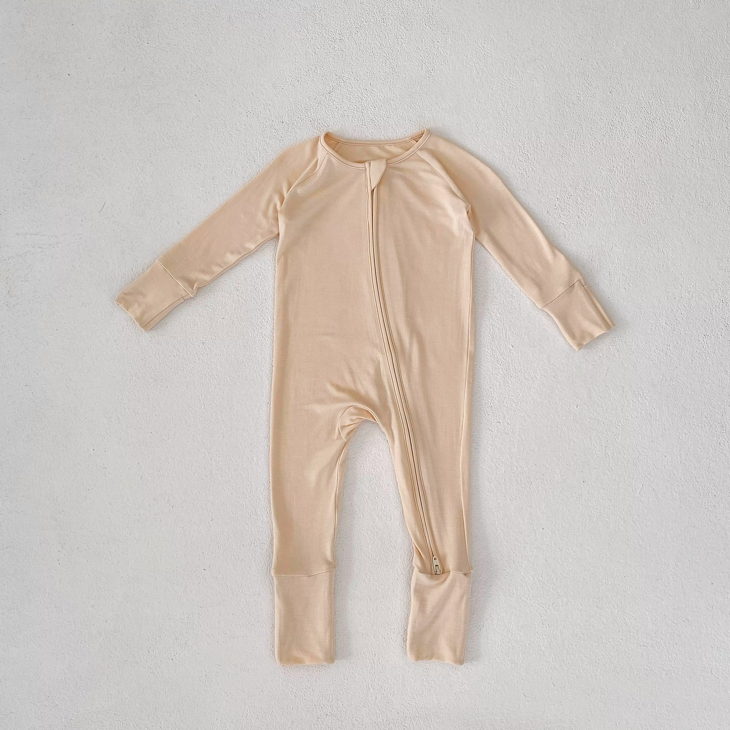 Tutina Neonato con Zip in Bamboo